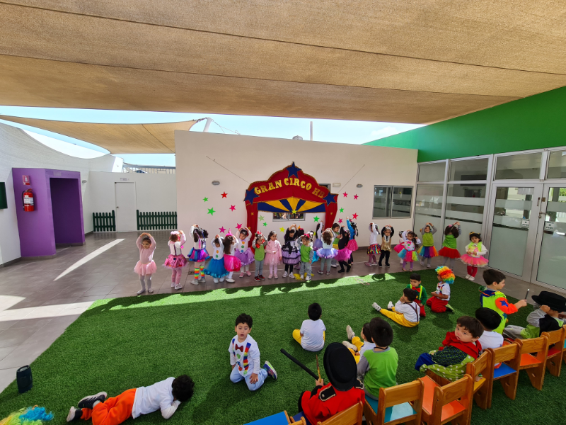 Este viernes, nuestros niños y niñas de los niveles medios vivieron una experiencia inolvidable en el Jardín Infantil Hispano Británico. Bajo la temática del circo